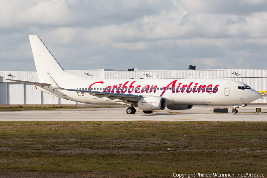 Caribbean Airlines Boeing 737-8Q8 (9Y-JMF) | Photo 241664