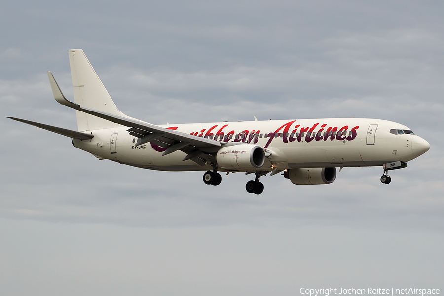 Caribbean Airlines Boeing 737-8Q8 (9Y-JMF) | Photo 100020