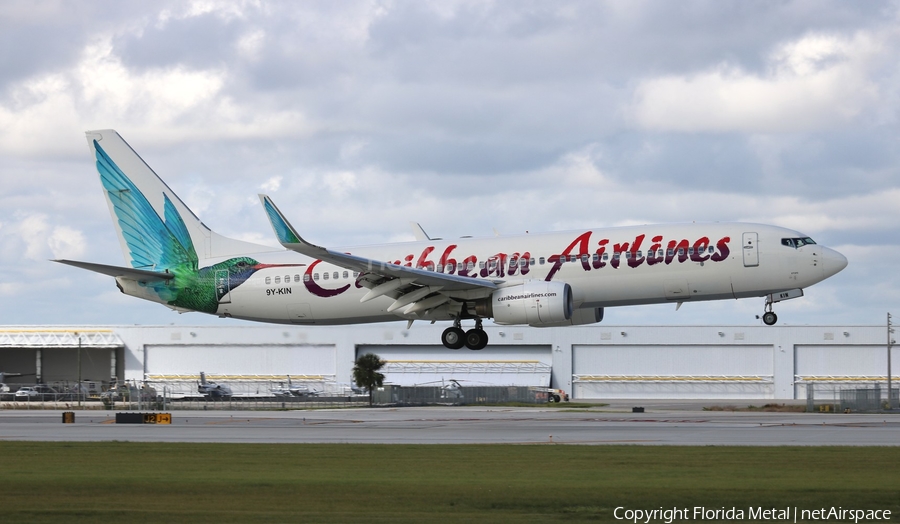 Caribbean Airlines Boeing 737-8Q8 (9Y-KIN) | Photo 304231