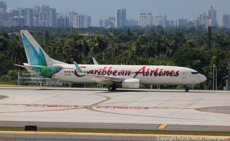 Caribbean Airlines Boeing 737-8Q8 (9Y-KIN) | Photo 453429