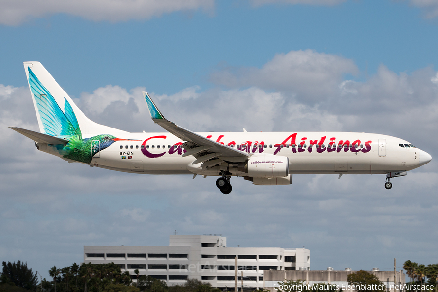 Caribbean Airlines Boeing 737-8Q8 (9Y-KIN) | Photo 150470
