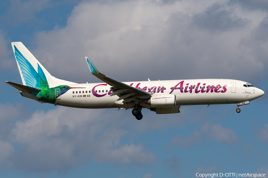 Caribbean Airlines Boeing 737-8Q8 (9Y-KIN) | Photo 215040