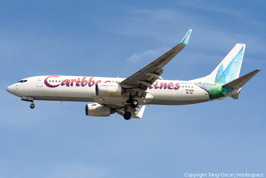 Caribbean Airlines Boeing 737-8Q8 (9Y-KIN) | Photo 534245