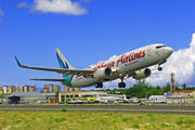 Caribbean Airlines Boeing 737-8Q8 (9Y-KIN) at  Philipsburg - Princess Juliana International, Netherland Antilles