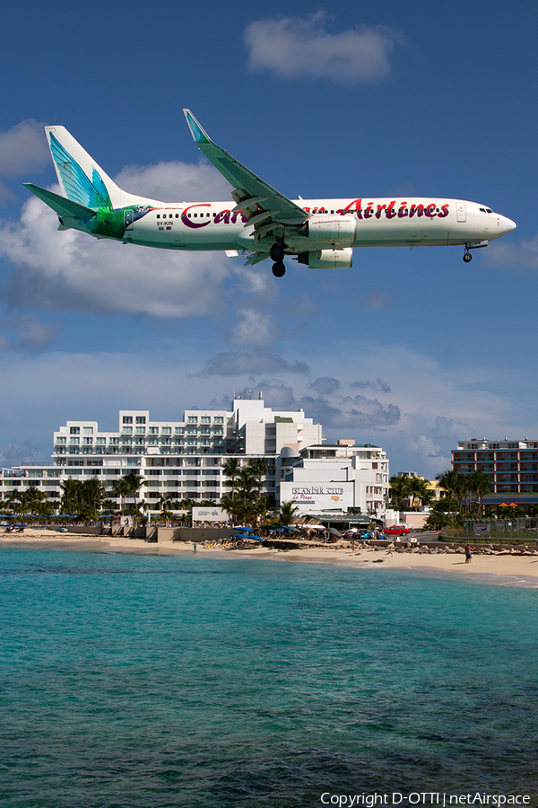 Caribbean Airlines Boeing 737-8Q8 (9Y-KIN) | Photo 360028