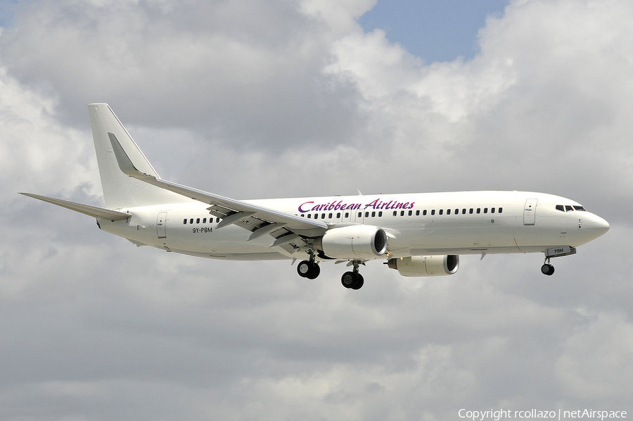 Caribbean Airlines Boeing 737-8BK (9Y-PBM) | Photo 21422