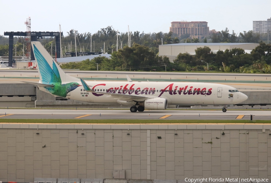 Caribbean Airlines Boeing 737-8Q8 (9Y-POS) | Photo 304233