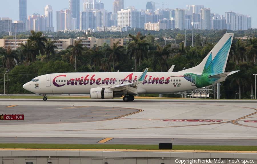 Caribbean Airlines Boeing 737-8Q8 (9Y-POS) | Photo 326629