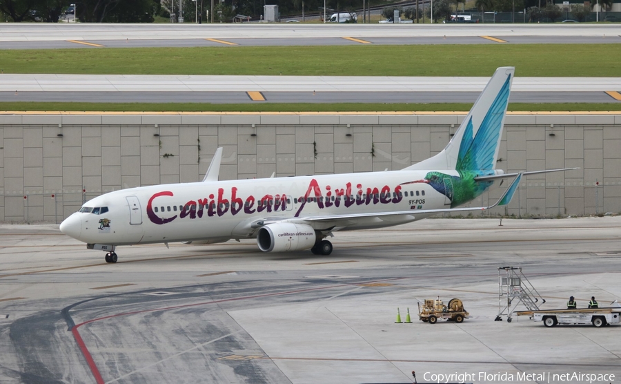 Caribbean Airlines Boeing 737-8Q8 (9Y-POS) | Photo 431450