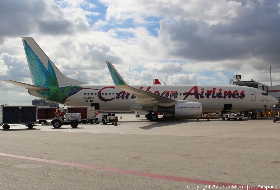 Caribbean Airlines Boeing 737-8Q8 (9Y-POS) | Photo 206323