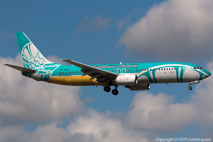 Caribbean Airlines Boeing 737-8Q8 (9Y-POS) | Photo 230362
