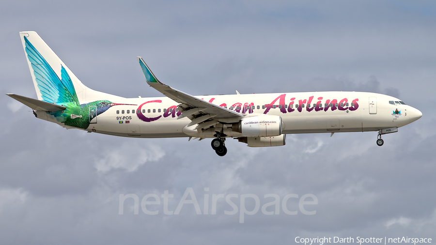 Caribbean Airlines Boeing 737-8Q8 (9Y-POS) | Photo 381877