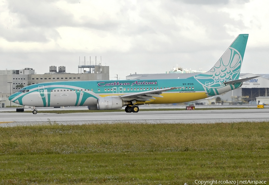 Caribbean Airlines Boeing 737-8Q8 (9Y-POS) | Photo 397287