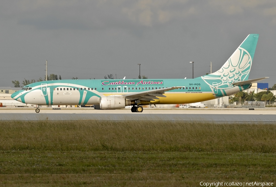 Caribbean Airlines Boeing 737-8Q8 (9Y-POS) | Photo 418173