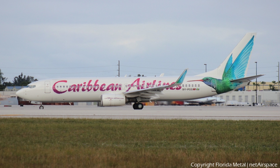Caribbean Airlines Boeing 737-8Q8 (9Y-POS) | Photo 453435