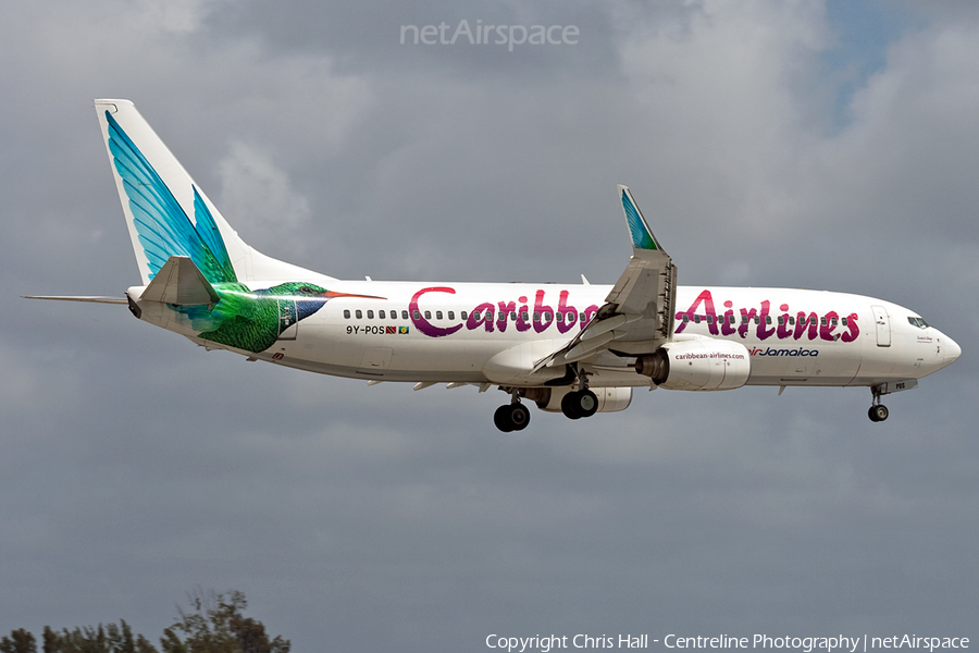 Caribbean Airlines Boeing 737-8Q8 (9Y-POS) | Photo 5393