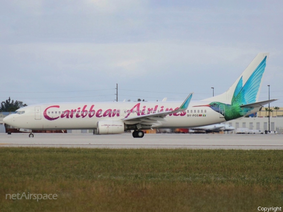 Caribbean Airlines Boeing 737-8Q8 (9Y-POS) | Photo 637176