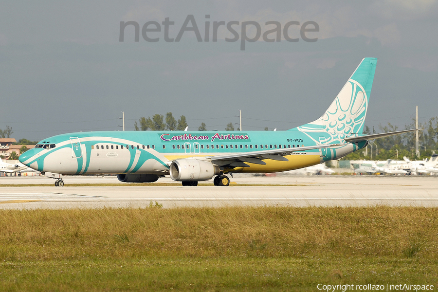 Caribbean Airlines Boeing 737-8Q8 (9Y-POS) | Photo 8766