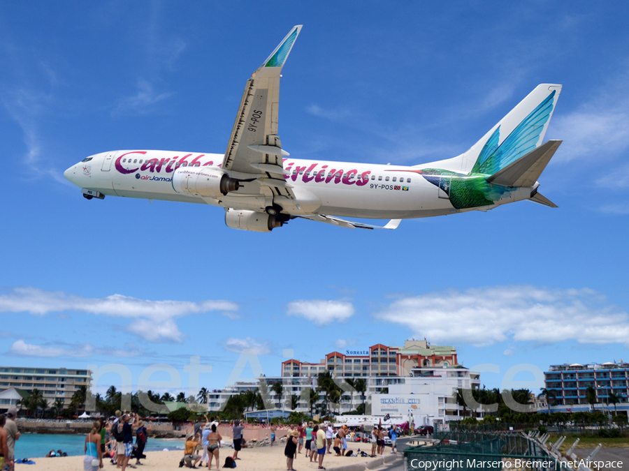 Caribbean Airlines Boeing 737-8Q8 (9Y-POS) | Photo 23344