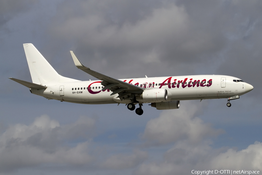 Caribbean Airlines Boeing 737-8HO (9Y-SXM) | Photo 421685
