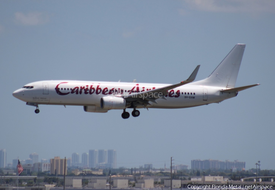 Caribbean Airlines Boeing 737-8HO (9Y-SXM) | Photo 453439