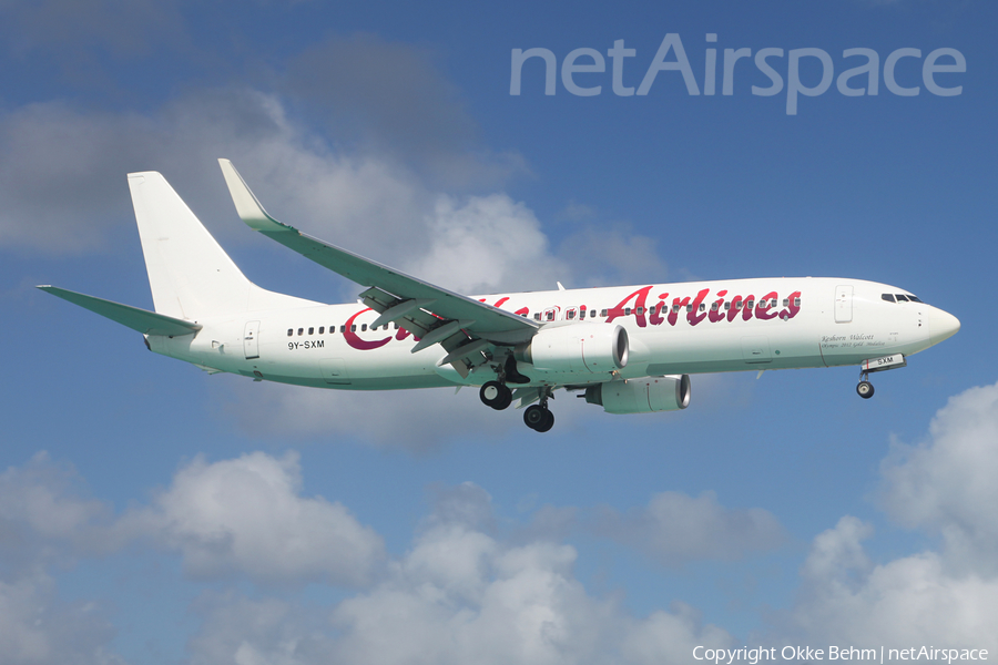 Caribbean Airlines Boeing 737-8HO (9Y-SXM) | Photo 70410