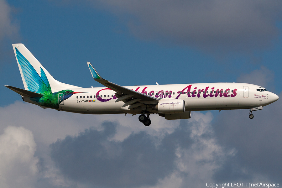 Caribbean Airlines Boeing 737-8Q8 (9Y-TAB) | Photo 228589