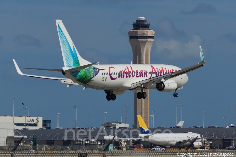 Caribbean Airlines Boeing 737-8Q8 (9Y-TAB) | Photo 291802