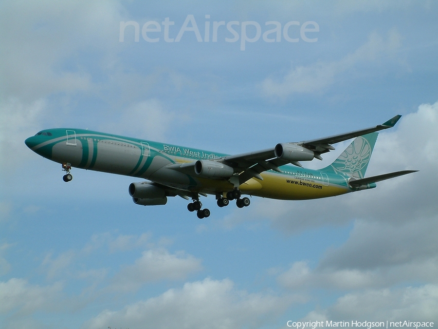 BWIA West Indies Airways Airbus A340-313 (9Y-TJN) | Photo 6358