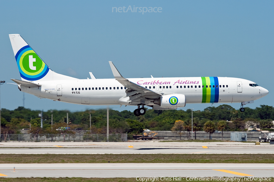 Caribbean Airlines Boeing 737-8K2 (9Y-TJS) | Photo 8508