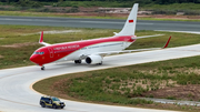 Indonesian Government Boeing 737-8U3(BBJ2) (A-001) at  Samarinda International, Indonesia