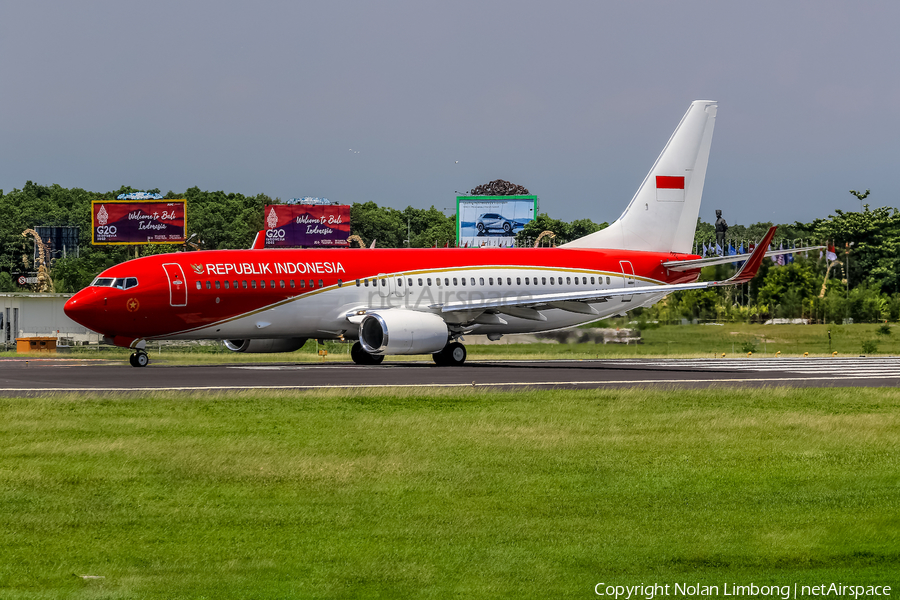 Indonesian Government Boeing 737-8U3(BBJ2) (A-001) | Photo 537757
