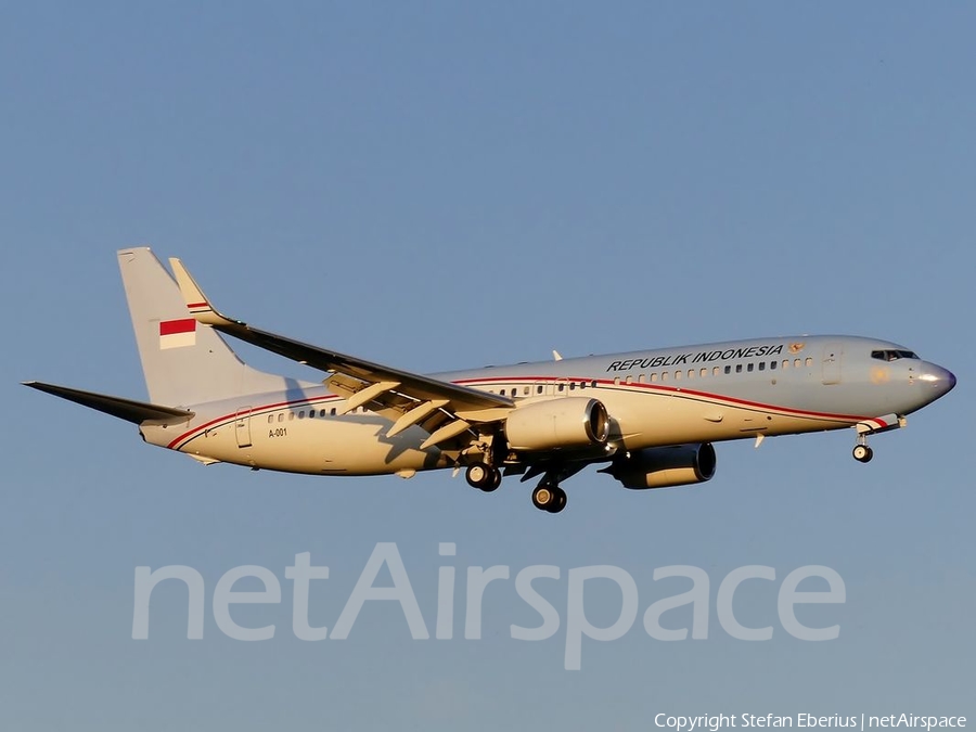 Indonesian Government Boeing 737-8U3(BBJ2) (A-001) | Photo 174611