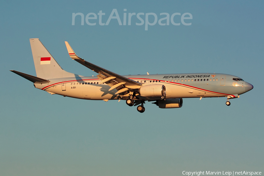 Indonesian Government Boeing 737-8U3(BBJ2) (A-001) | Photo 203264