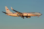 Indonesian Government Boeing 737-8U3(BBJ2) (A-001) at  Hamburg - Fuhlsbuettel (Helmut Schmidt), Germany