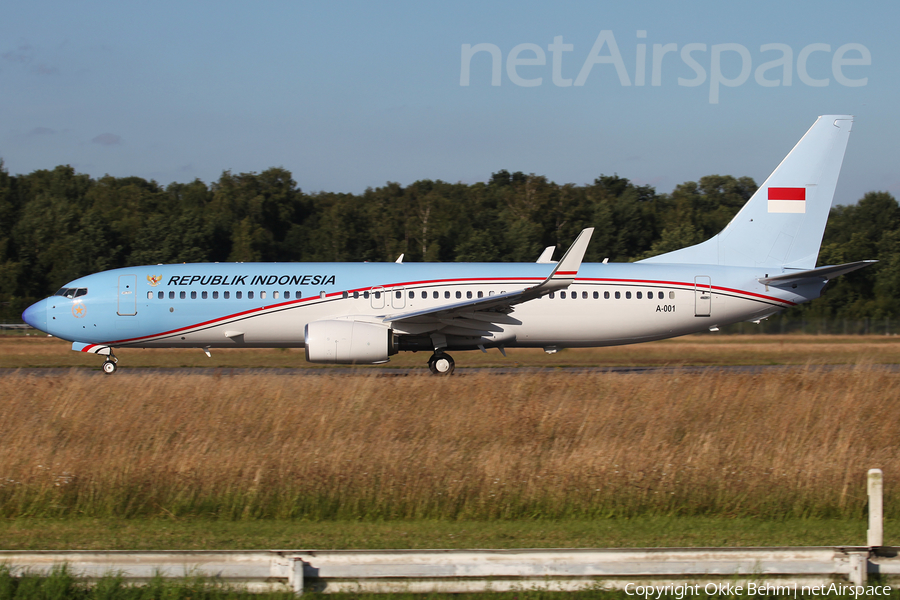 Indonesian Government Boeing 737-8U3(BBJ2) (A-001) | Photo 208339
