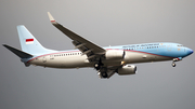 Indonesian Government Boeing 737-8U3(BBJ2) (A-001) at  Jakarta - Halim Perdanakusuma International, Indonesia