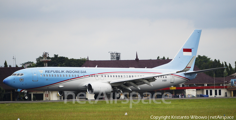 Indonesian Government Boeing 737-8U3(BBJ2) (A-001) | Photo 144526