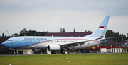 Indonesian Government Boeing 737-8U3(BBJ2) (A-001) at  Adisucipto - International, Indonesia