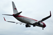 Indonesian Government Boeing 737-8U3(BBJ2) (A-001) at  Adisucipto - International, Indonesia