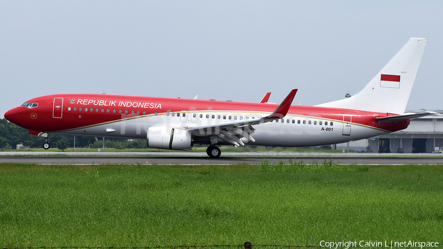 Indonesian Government Boeing 737-8U3(BBJ2) (A-001) | Photo 471976