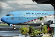 Indonesian Government Boeing 737-8U3(BBJ2) (A-001) at  Adisumarmo International, Indonesia