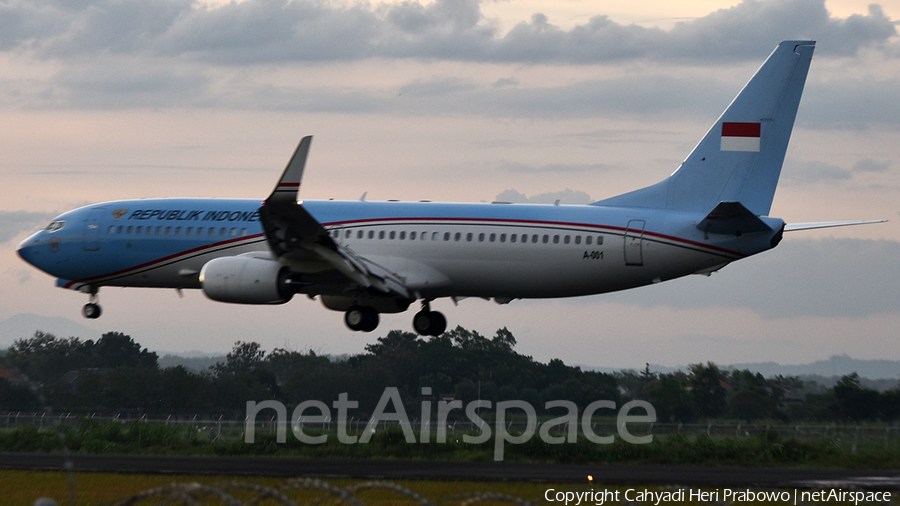 Indonesian Government Boeing 737-8U3(BBJ2) (A-001) | Photo 247032