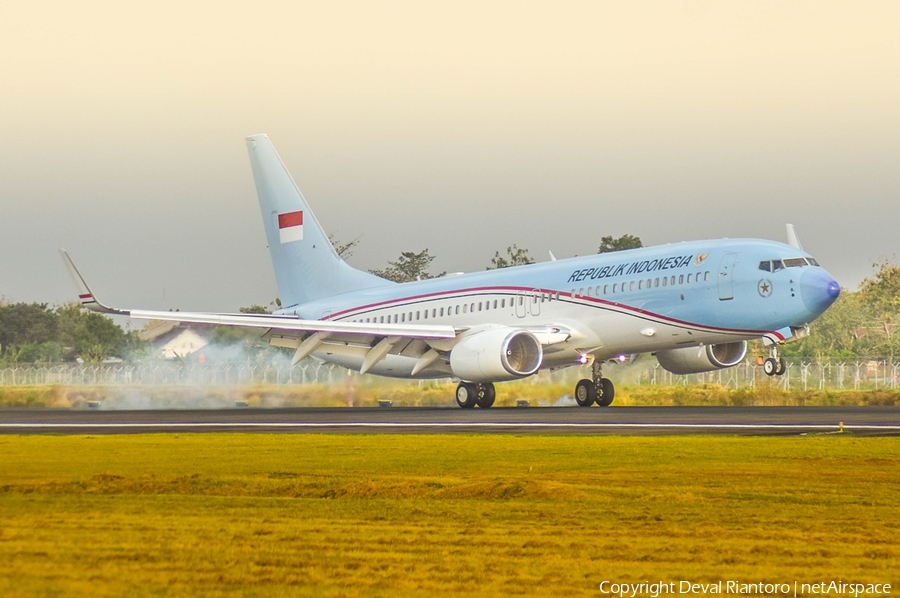 Indonesian Government Boeing 737-8U3(BBJ2) (A-001) | Photo 410096
