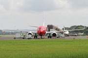 Indonesian Government Boeing 737-8U3(BBJ2) (A-001) at  Adisumarmo International, Indonesia