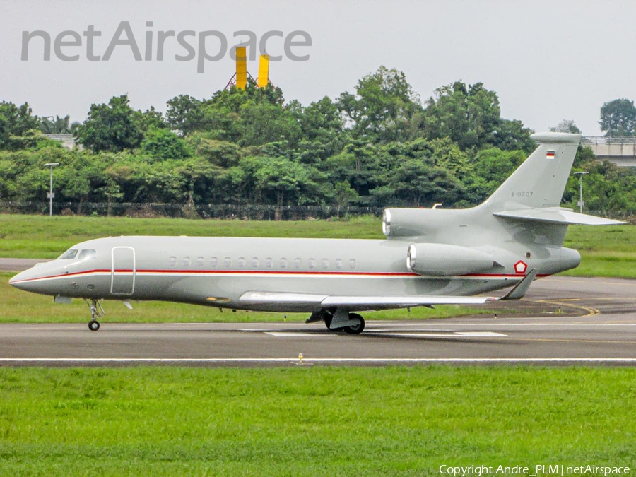 Indonesian Air Force (TNI-AU) Dassault Falcon 7X (A-0707) | Photo 548872