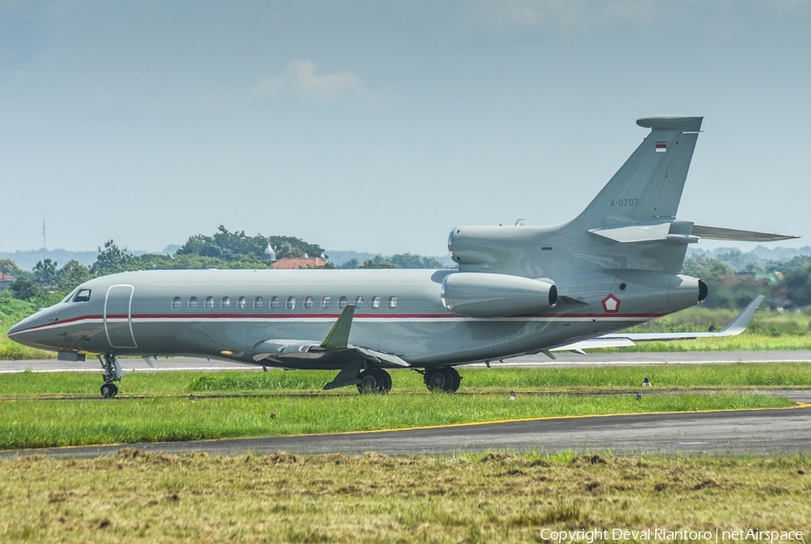 Indonesian Air Force (TNI-AU) Dassault Falcon 7X (A-0707) | Photo 543908