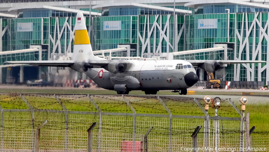 Indonesian Air Force (TNI-AU) Lockheed L-100-30 (Model 382G) Hercules (A-1314) | Photo 468082