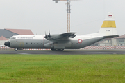 Indonesian Air Force (TNI-AU) Lockheed L-100-30 (Model 382G) Hercules (A-1314) at  Adisumarmo International, Indonesia
