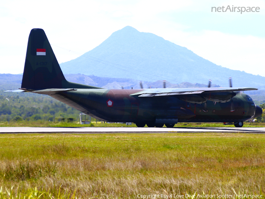 Indonesian Air Force (TNI-AU) Lockheed C-130H-30 Hercules (A-1317) | Photo 521431